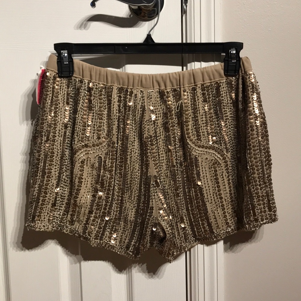 👹Meghan Los Angeles Sequins Embellished Fashion Evening Club flashy Sz L glam - Picture 2 of 6